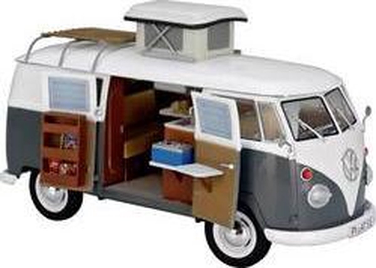 Revell Modelbouwpakket Auto - 07674 VW Volkswagen T1 Camper Plastic - Volwassenen - 189 onderdelen - 1:24 — afbeelding 9