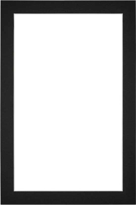 Votre Déco Passe-Partout - Format cadre 40x60cm - Format photo 34x54 cm - Zwart