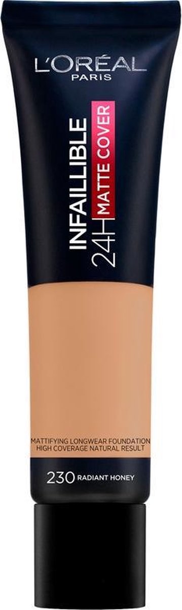 L'oréal Paris Infaillible 32h Matte Cover Foundation #230-radiant Honey 30 Ml