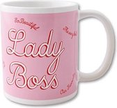 Funny Mug Lady Boss - Bonte Kleuren