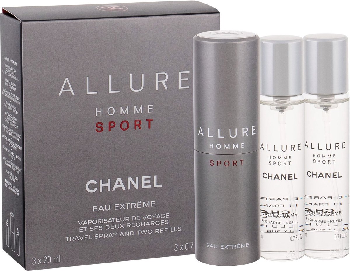 Chanel Allure Homme Sport Eau Extreme Travel Spray (With 2 Refills