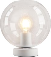 Olucia Mavis - Design Tafellamp - Glas/Metaal - Transparant;Wit