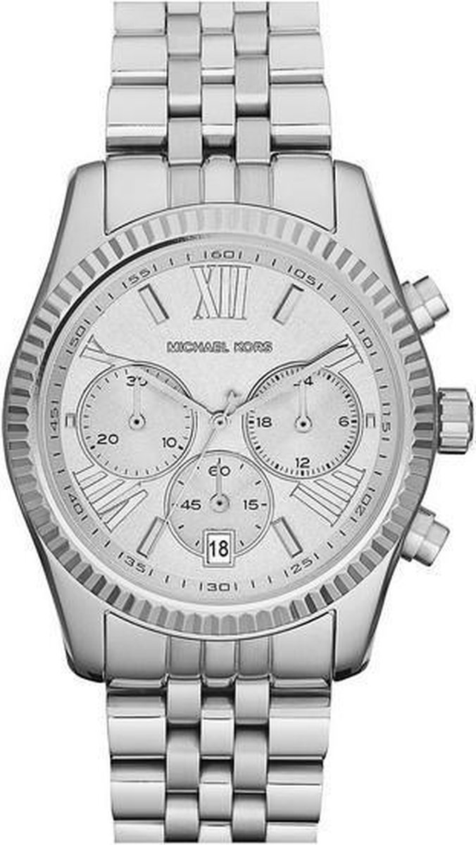 Michael Kors MK5555 - Horloge - 38 mm - Zilverkleurig