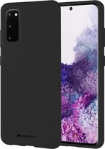 Hoesje geschikt voor Samsung Galaxy S20 -Soft Feeling Case - Back Cover - Zwart
