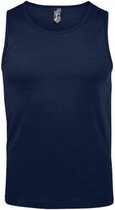 SOLS Heren Justin Mouwloze Tank / Vest Top (Franse marine)