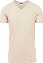 Urban Classics Heren Tshirt -S- Basic V Beige