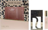 River Island Milan 2 Piece Gift Set: Eau De Toilette 75ml - Eau De Toilette 10ml Purse Spray