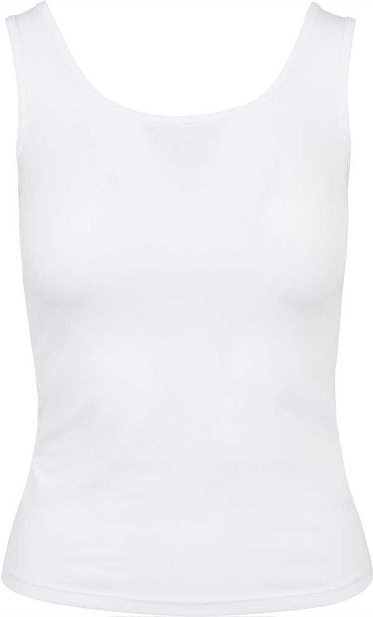Urban Classics 2-Pack Basic Stretch Mouwloze top 5XL Wit