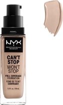 NYX Professional Makeup - Can't Stop Won't Stop Foundation - Porcelain
