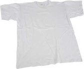 T-shirt, wit, B: 60 cm, XX-large , ronde hals, 1 stuk
