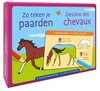Afbeelding van het spelletje Zo teken je paarden - 12 sjabloonkaarten / Dessine des chevaux – 12 cartes pochoirs