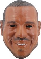 Zwarte man masker (lachend) 'Lebron James' (Celebrity)
