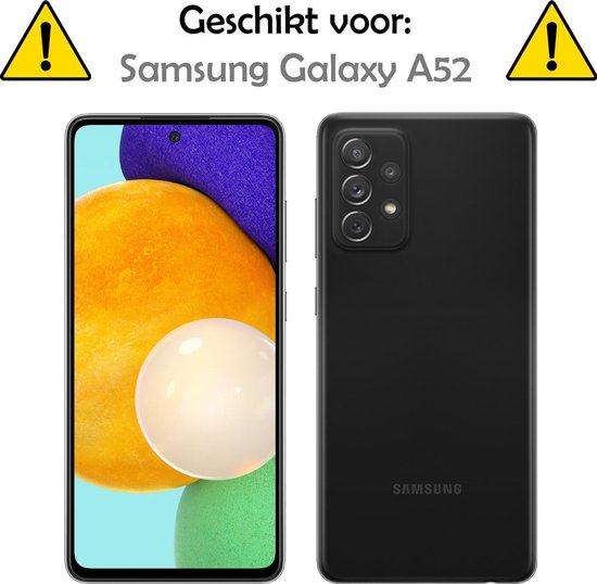Samsung A52 Protecteur d'écran 3D Full Cover - Protecteur d'écran Samsung Galaxy A52 Protect Glas - Samsung A52 Screen Protector Glas Full Coverage - 3 pièces