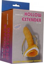 Hollow Strap-On Extender - Flesh - Strap On Dildos