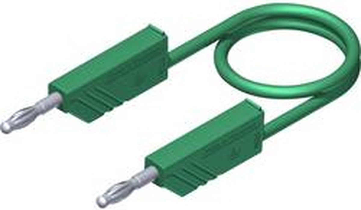 SKS Hirschmann CO MLN 150/2,5 Meetsnoer Banaanstekker 4 mm Banaanstekker 4 mm 1.50 m Groen 1 stuk(s)