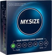 MY.SIZE 47 mm 3 pack - Condoms