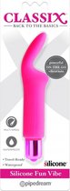 Classix Silicone Fun Vibe - Pink - Silicone Vibrators - Classic Vibrators