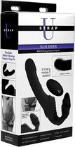 Pro Rider 9X Vibrating Silicone Strapless Strap On with Remote C - Strap On Vibrators
