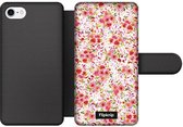 Wallet case - geschikt voor iPhone 7 - Floral N°7