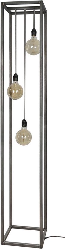 Ztahl design vloerlamp Rimini 3L - staal | bol.com