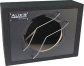 AUDIO SYSTEM Lege behuizing met CARBON-Front. Gesloten kist 22 liter voor 25 cm bas