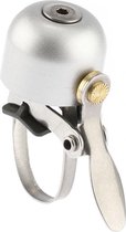 fietsbel Classic Sound Wave staal 27 mm zilver