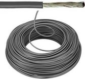 VOBst - Eca Installatiedraad - 6 mm² - grijs - H07V-K VZT ( R100 )