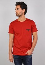 Gabbiano T-shirt Round Neck Rusty Red 15216