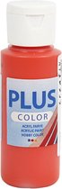 Plus Color Acrylverf, brilliant red, 60 ml/ 1 fles