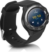 kwmobile bandje compatibel met Huawei Watch 2 - Armband voor fitnesstracker in zwart - Horlogeband