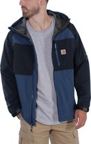 CARHARTT FORCE HOODED JACKET DARK BLUE/NAVY OUTERWEAR JACKETS