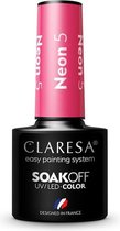 Claresa UV/LED Gellak Neon #5 – 5ml.