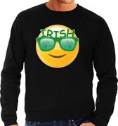 Irish emoticon / St. Patricks day sweater / kostuum zwart heren XL