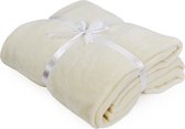 Monzana XXL deken - sprei 280 x 210 cm - beige