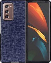 Mobigear Hoesje geschikt voor Samsung Galaxy Z Fold 2 Telefoonhoesje Hardcase | Mobigear Excellent Backcover | Galaxy Z Fold 2 Case | Back Cover - Blauw