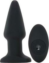 Vibrerende Rimming Buttplug Model R - Dildo - Buttpluggen - Zwart - Discreet verpakt en bezorgd
