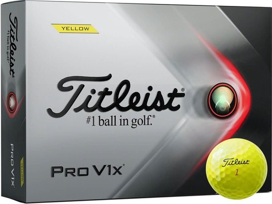 Titleist ProV1X Golfballen 2021 Geel