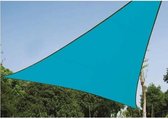 Schaduwdoek - Zonnezeil - Driehoek 5 X 5 X 5 M, Kleur: Hemelsblauw