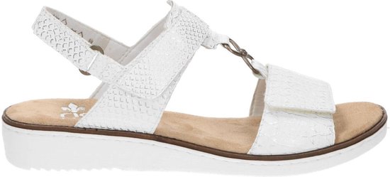 Rieker sandaal, Sandalen, Vrouwen, Maat 38, wit | bol.com
