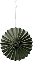 Delight Department decoratiehanger groen - KerstornamentenPasenWoonaccessoires - papier - Ø 8 centimeter