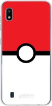 Samsung Galaxy A10 Hoesje Transparant TPU Case - Pokeball #ffffff