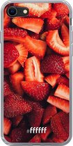 6F hoesje - geschikt voor iPhone SE (2020) - Transparant TPU Case - Strawberry Fields #ffffff