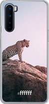 OnePlus Nord Hoesje Transparant TPU Case - Leopard #ffffff