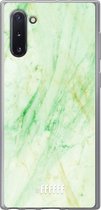 Samsung Galaxy Note 10 Hoesje Transparant TPU Case - Pistachio Marble #ffffff
