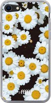 6F hoesje - geschikt voor iPhone SE (2020) - Transparant TPU Case - Daisies #ffffff