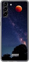 6F hoesje - geschikt voor Samsung Galaxy S21 Plus -  Transparant TPU Case - Full Moon #ffffff