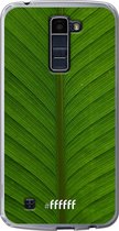 LG K10 (2016) Hoesje Transparant TPU Case - Unseen Green #ffffff