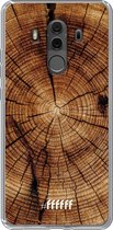 Huawei Mate 10 Pro Hoesje Transparant TPU Case - Tree Rings #ffffff