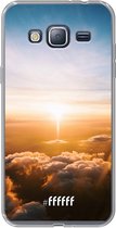 Samsung Galaxy J3 (2016) Hoesje Transparant TPU Case - Cloud Sunset #ffffff