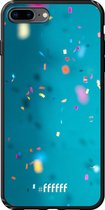 iPhone 8 Plus Hoesje TPU Case - Confetti #ffffff